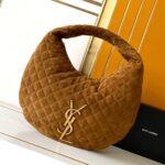 ICARE Baby Nappa Lambskin Bag – Oversized Crescent Shoulder Bag