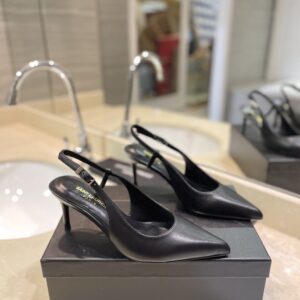 Women's Leather High Heel Sandals – 8.5cm Designer Heels
