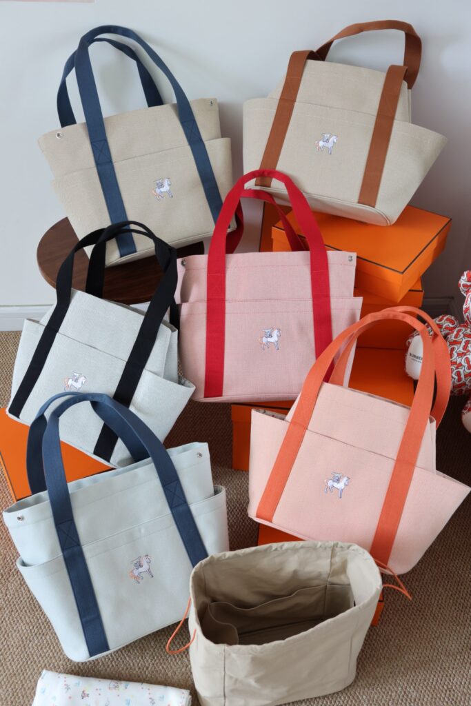 Hermès Animaux Nattes Diaper Bag