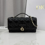 Mini Quilted Leather Chain Handbag