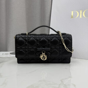 Mini Quilted Leather Chain Handbag