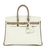Leather Top Handle Handbag