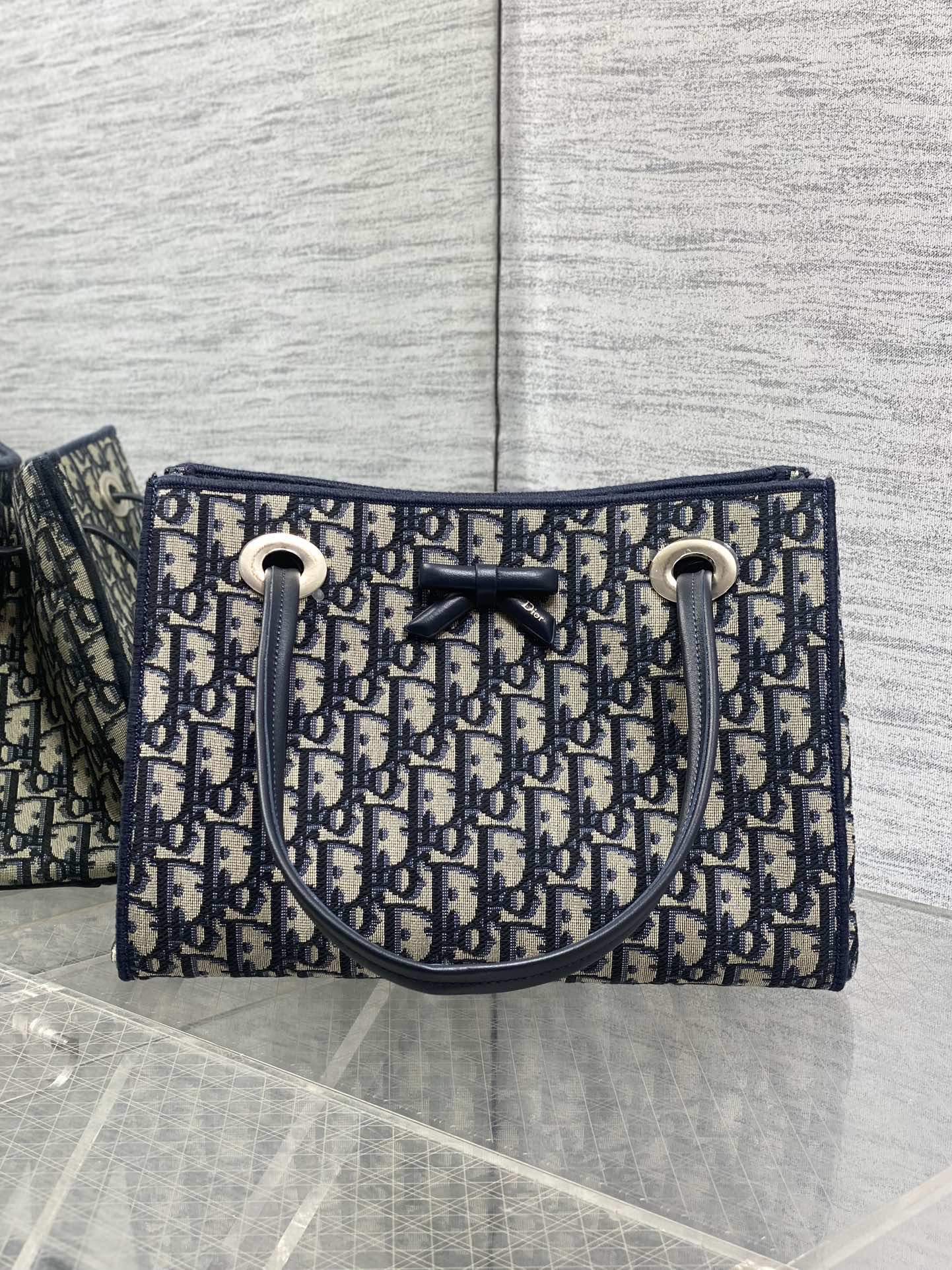 Monogram Canvas Bow Tote Bag USA