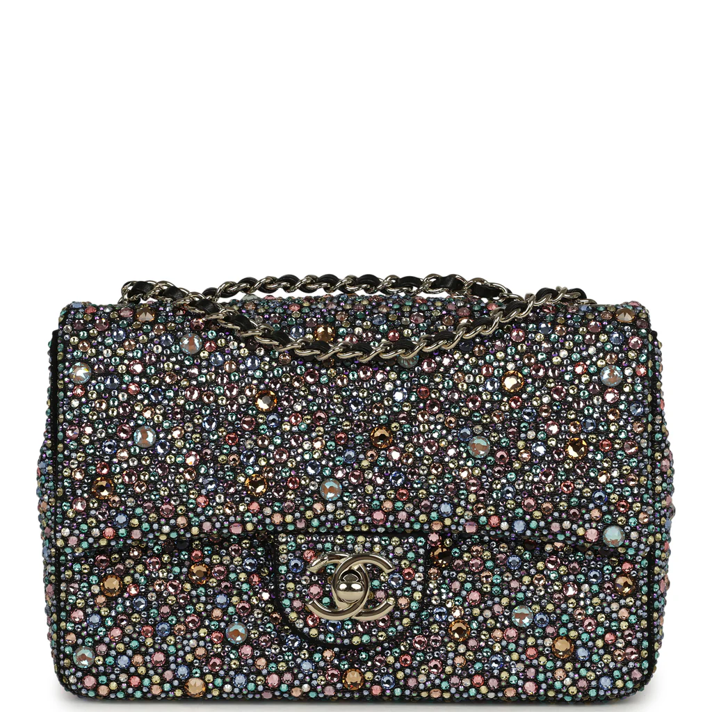 Mini Bedazzled Rectangular Flap Bag