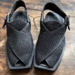Premium Brown Leather Peshawari Chappal with Vibram Sole