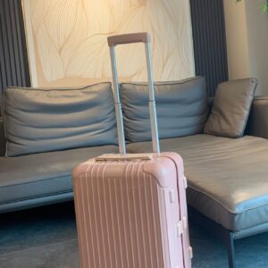 Desert Rose Pink Travel Luggage