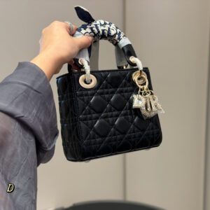 Dior black mini handbag