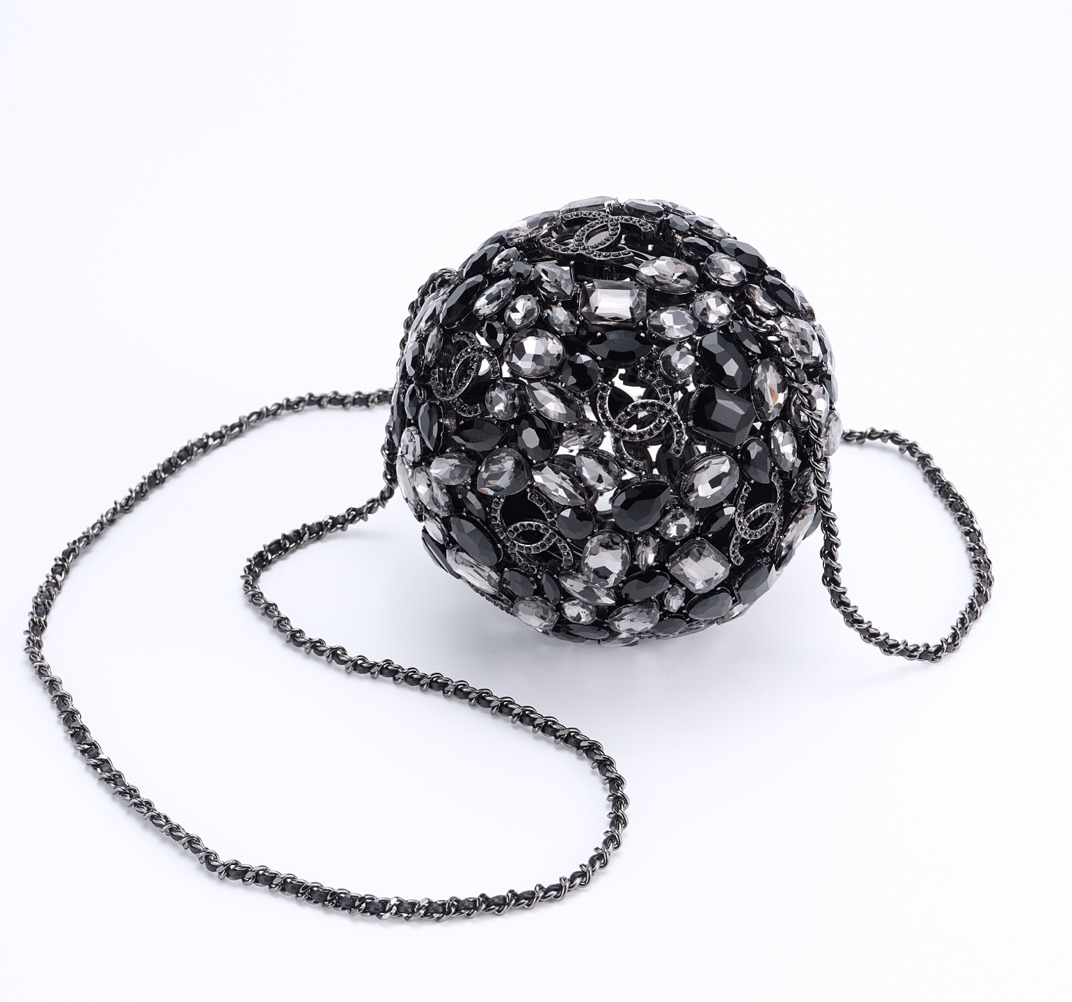 Crystal Diamond Ball Evening Bag