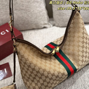 Gucci GG Hobo-Style Large Shoulder Bag