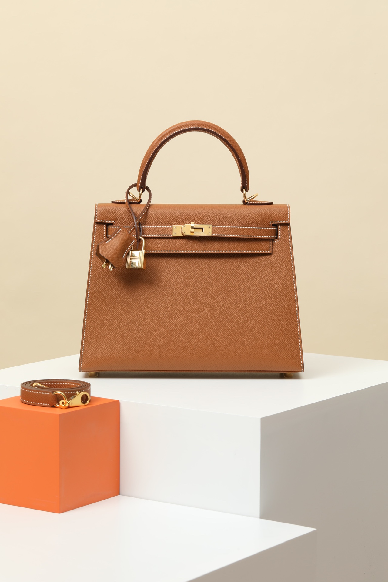 Kelly 25cm Epsom Leather rep handbag