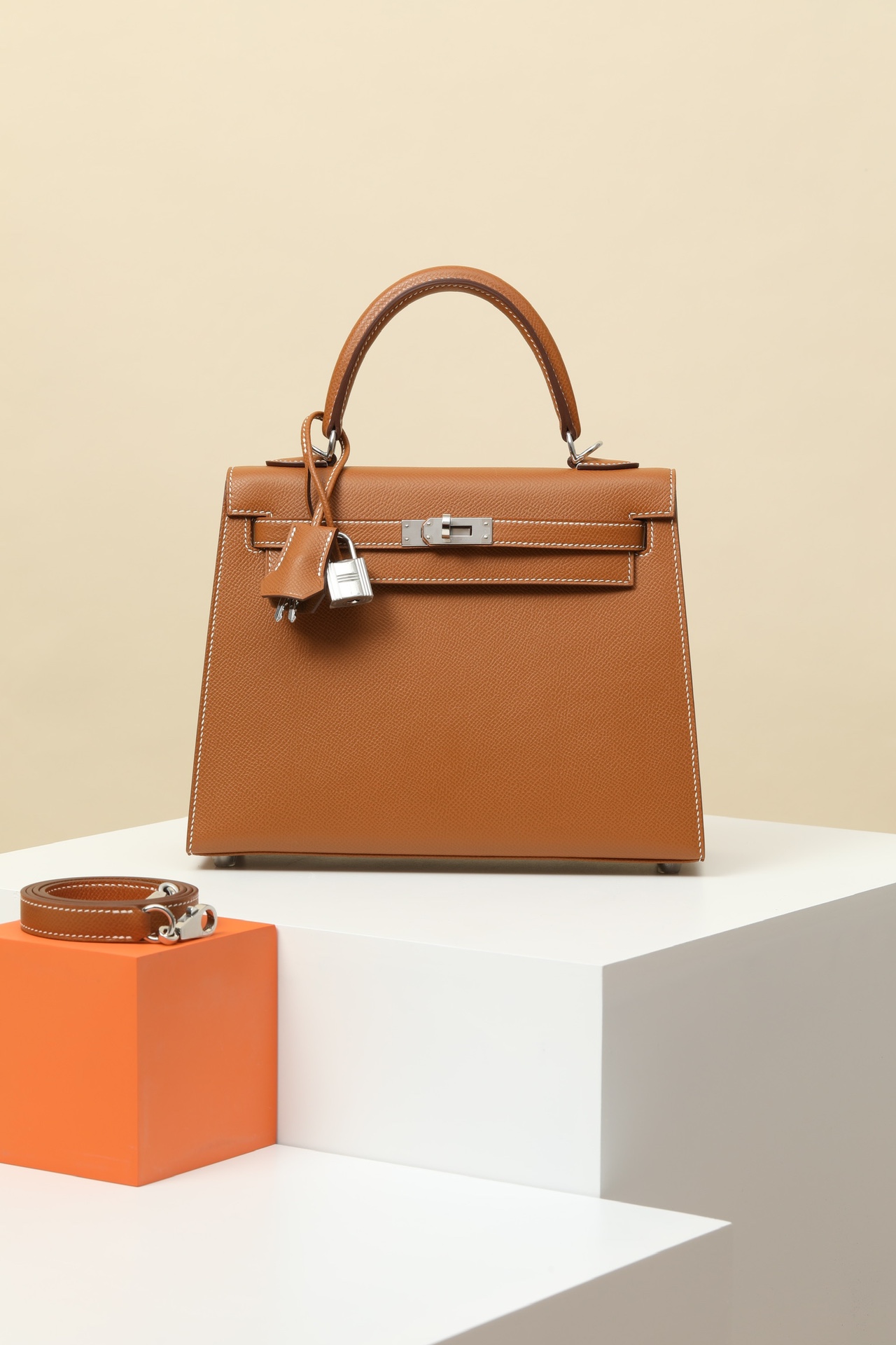Kelly 25cm H Epsom Leather Handbag