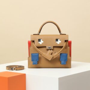 Kelly Doll Picto-Style Mini H Lather Bag USA