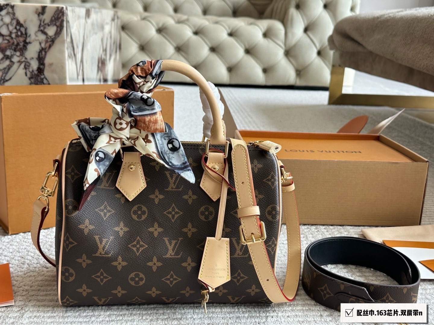 rep LV Speedy 25 Pillow Bag