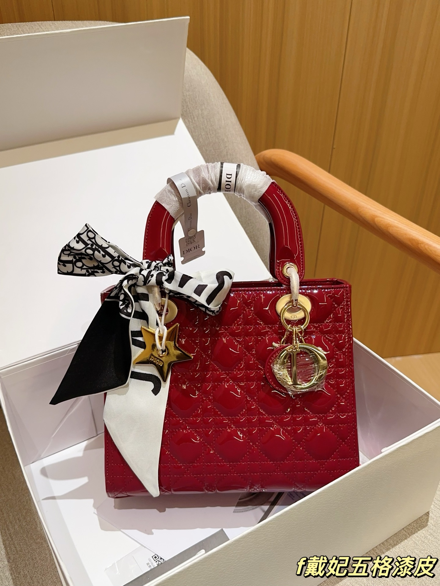 Lady d Joy Cherry Red Bag